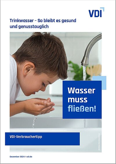 Titelseite der Publikation "Trinkwasser - so bleibt es sauber und genusstauglich